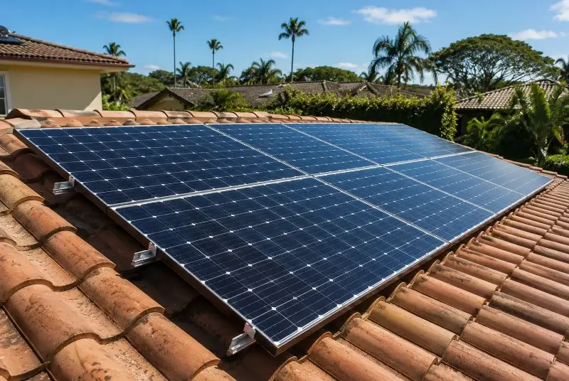 Installation de panneaux solaires à Fontevraud-l'Abbaye